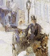 Edouard Manet, Detail of Roadman on Belli Road